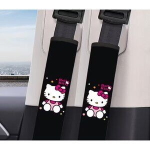 Hello Kitty Seat Belt Shoulder Pads (2-Pack) – Sanrio Cute Car Strap Covers